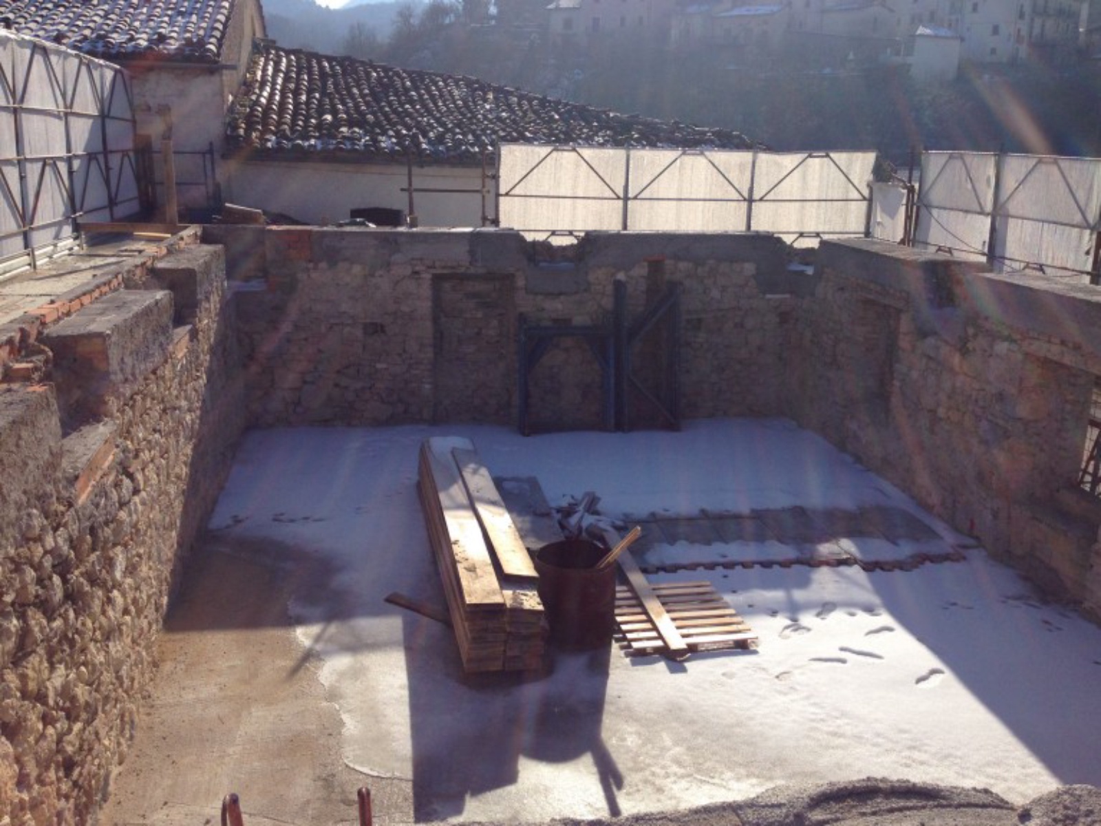 Struttura di copertura in legno – Fagnano Alto (AQ)