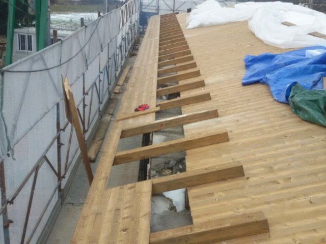 Struttura di copertura in legno – Fagnano Alto (AQ)