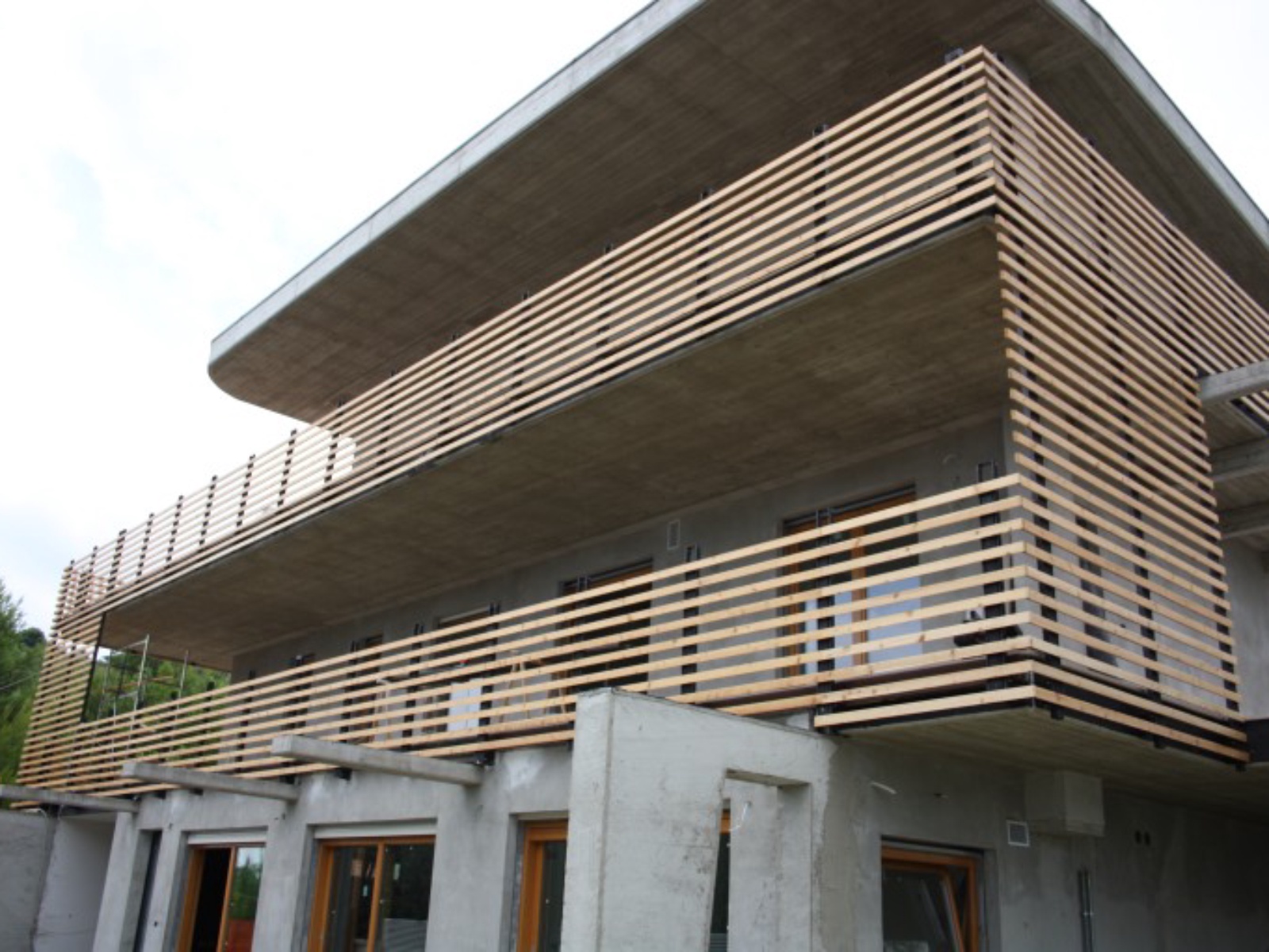 Facciata ventilata in legno – Pescara