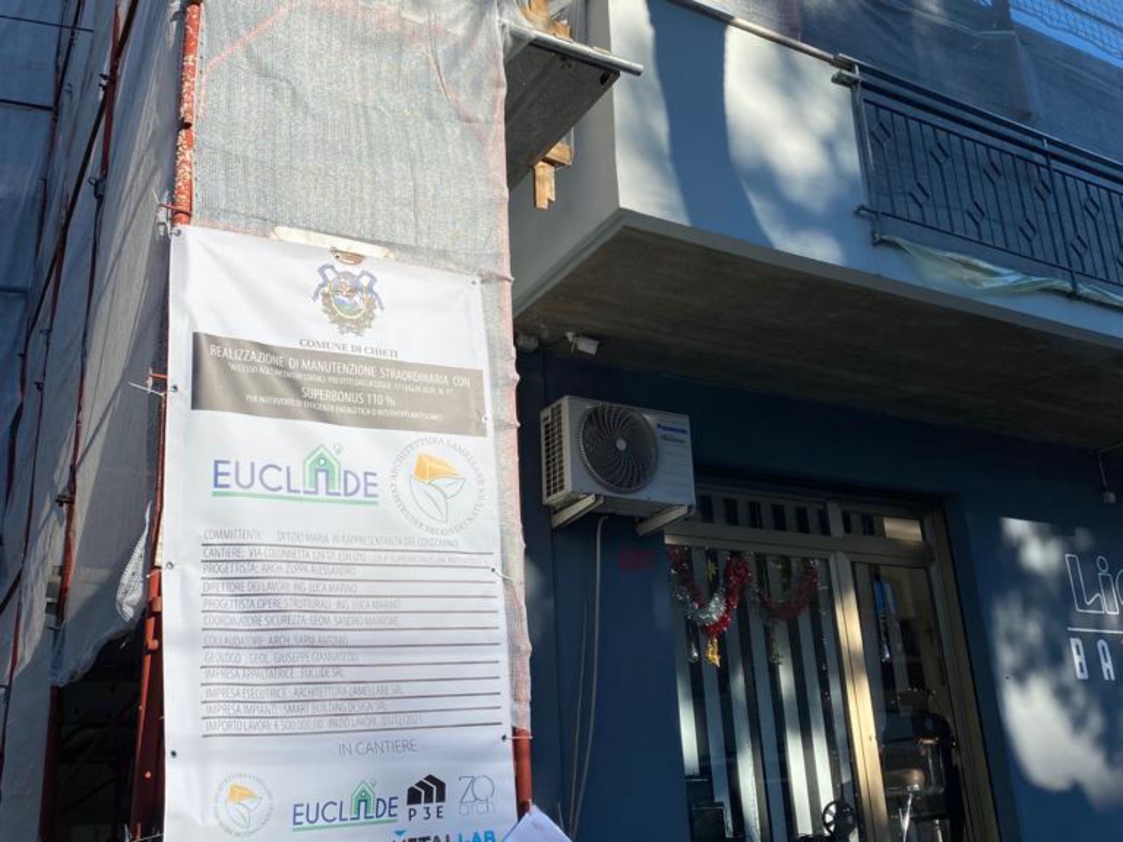 Ristrutturazione con adeguamento energetico e sismico di un condominio in via Colonnetta