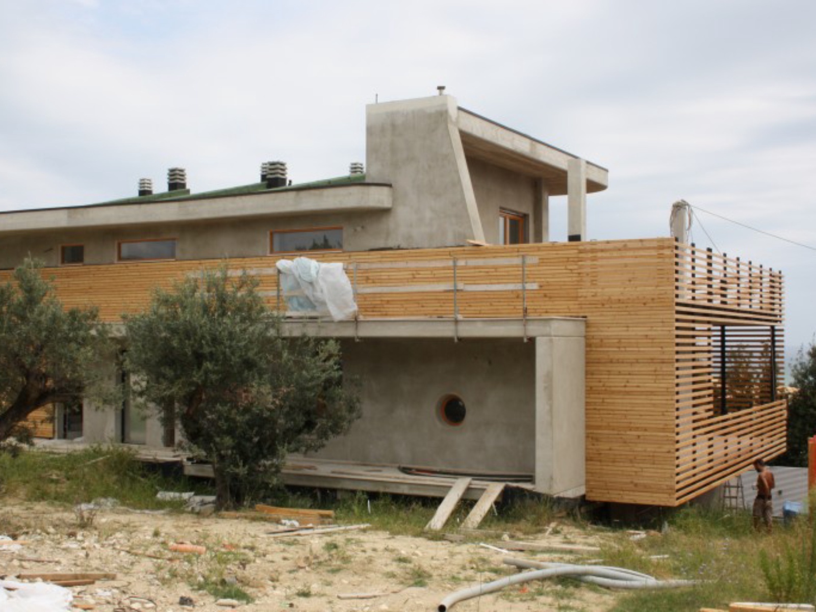 Facciata ventilata in legno – Pescara