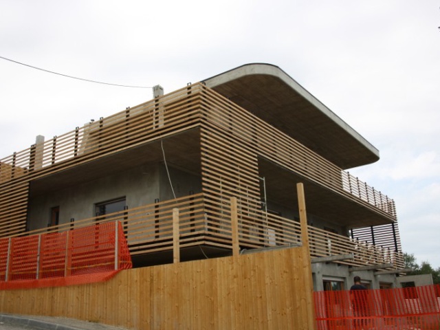 Facciata ventilata in legno – Pescara