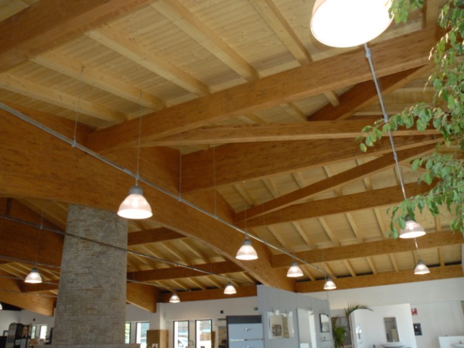 Struttura di copertura in legno  “Show Room F.lli Di Muzio” – Chieti